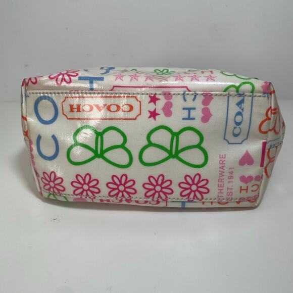 Y2K Coach Bandana Print Daisy Butterfly Mini Shoulder Bag FS8815 - Picture 4 of 12